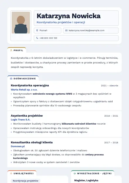 Podgląd wzoru CV Fieldset