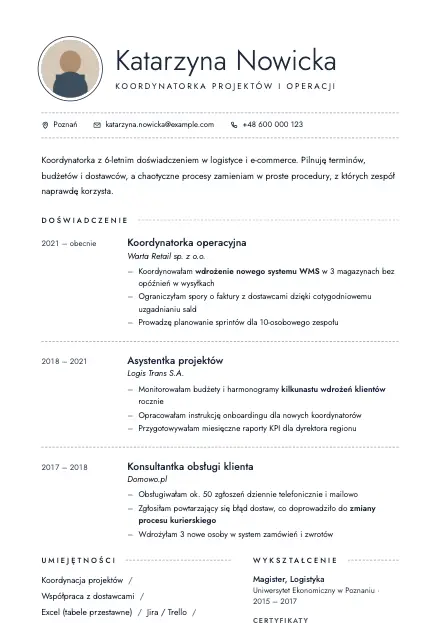 Podgląd wzoru CV Thread